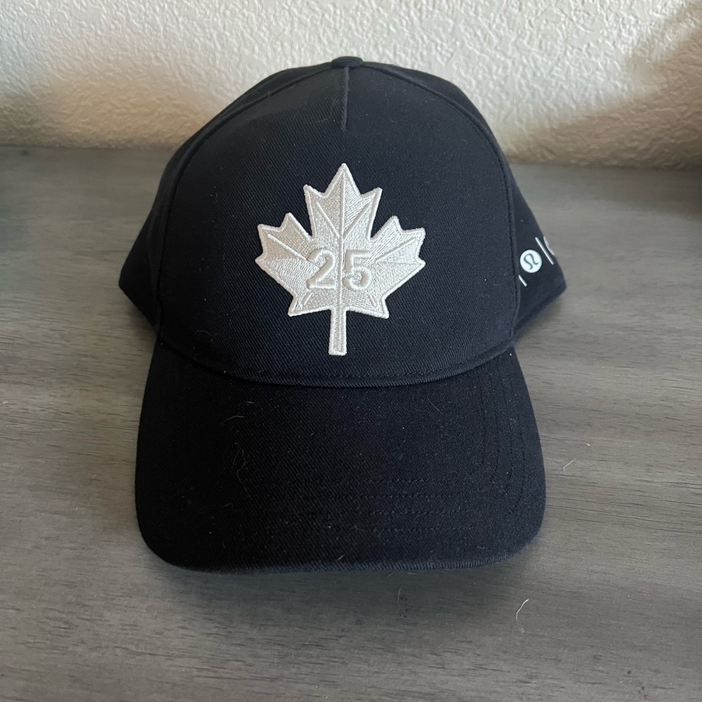 Lululemon Athletica Black and Silver Hat